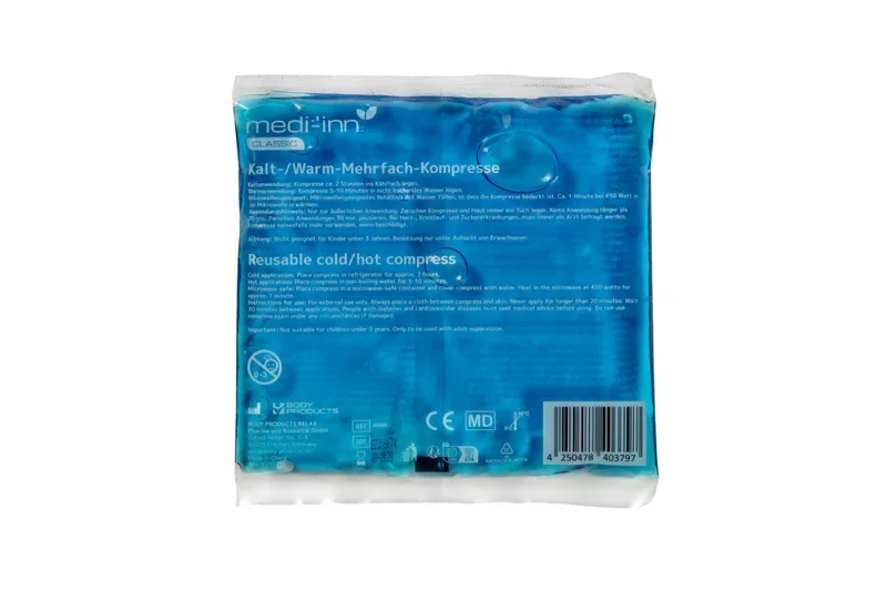 Medi-Inn Classic warme en koude kompressen 14 cm x 13 cm blauw