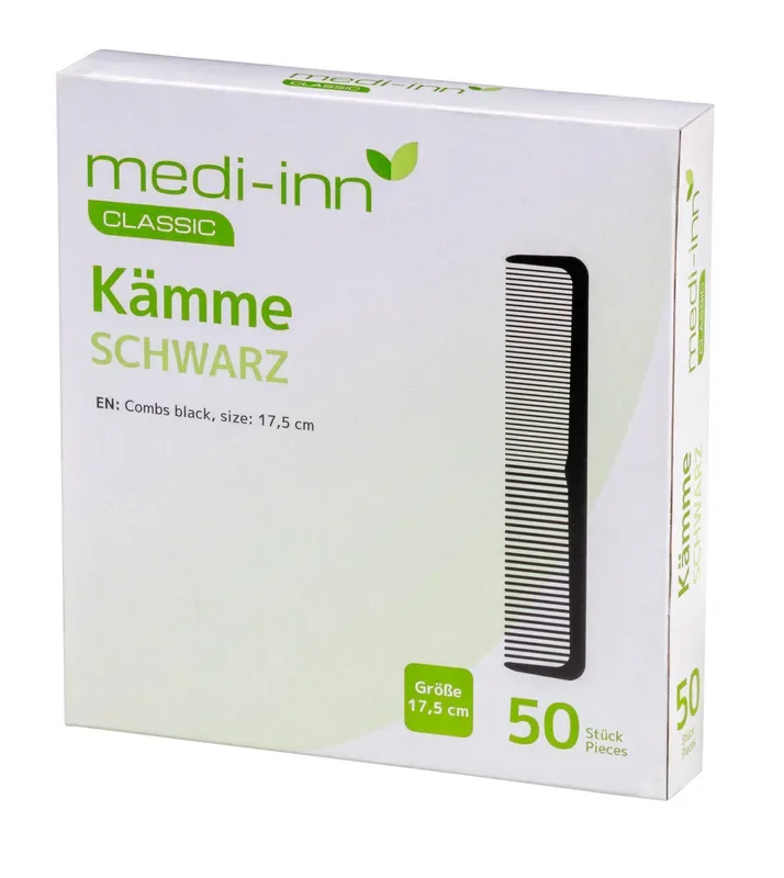 Kammen 17,5 cm zwart