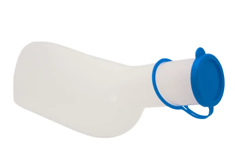 Medi-Inn urinalen 1000 ml 13 cm x 9 cm x 31 cm transparant voor mannen