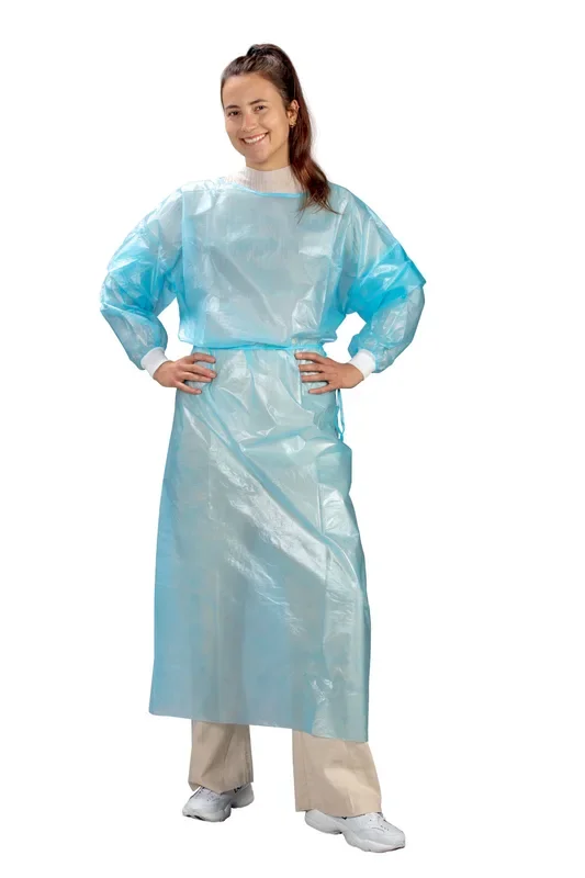 Medi-Inn Beschermingsjas 140 cm x 160 cm blauw maat XL