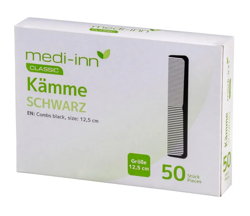 Medi-Inn kammen 12,5 cm zwart