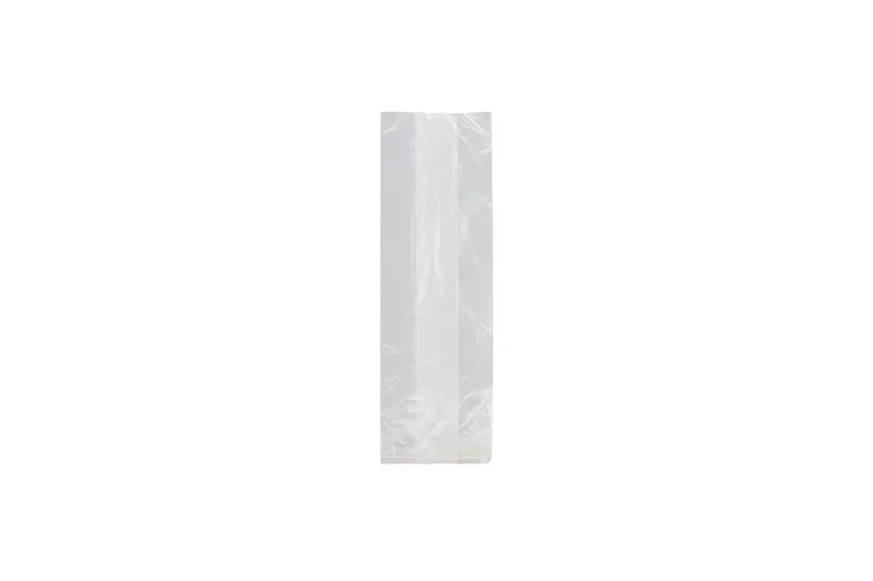Zijvouw zakken, LDPE 16/5 x 50 cm 18 µm transparant