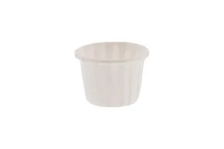 Sauscups 20 ml (0,75), papier Ø 3,5 x 2,5 cm wit