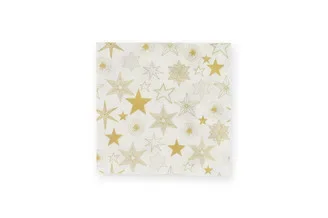 Servetten 3-laags 33 x 33 Gold Star