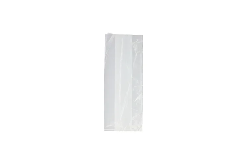 Zijvouw zakken, LDPE 14/4 x 35 cm 20 µm transparant