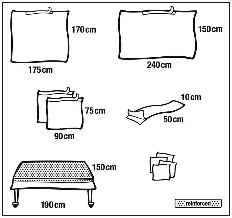 Foliodrape Univers.zonder sloop