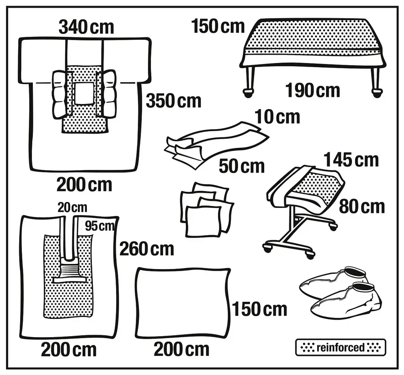 Foliodrape pplus cardiovas.set I