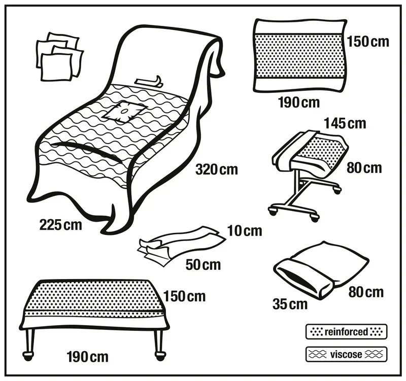 Foliodrape Extremiteitenset 6 Protect Plus