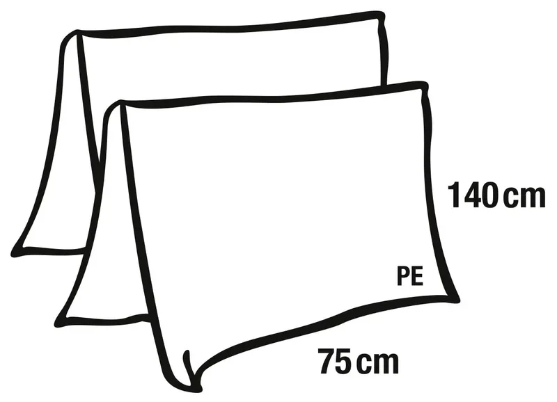 Foliodrape beenhoezen 75 x 120 cm