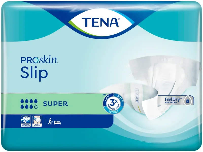 Tena incontinentieverbanden “Proskin Slip Super” heupomvang 56-85 cm, maat S