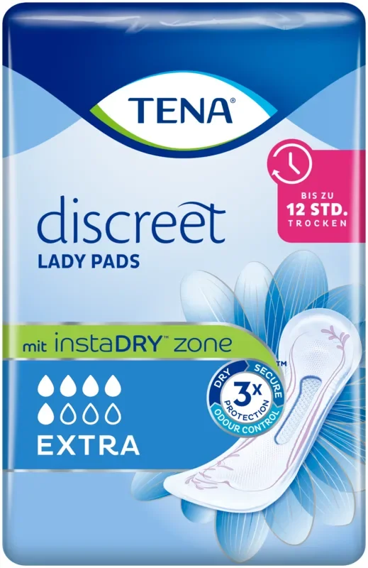 Tena incontinentie-inleggers “Discreet Extra” voor vrouwen