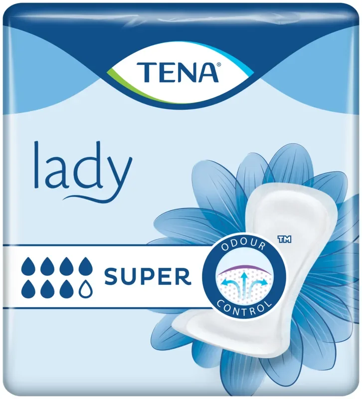 Tena incontinentie-inleggers 43 cm “Lady Super” voor vrouwen