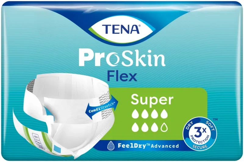 Tena incontinentieverbanden “Proskin Flex Super” heupomvang 71-102 cm, maat M