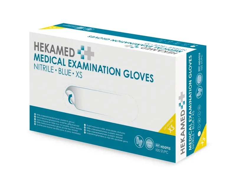 Hekamed gloves soft nitrile maat XS