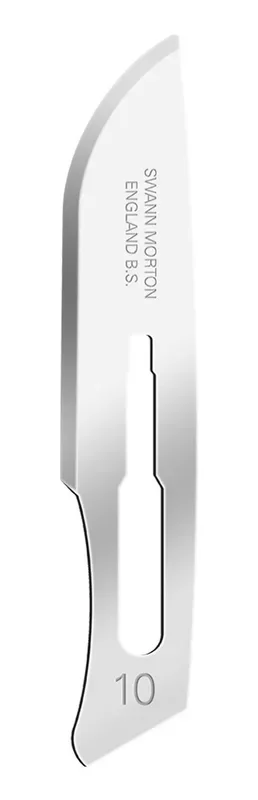 Scalpelmesje Swann Morton steriel nr. 10