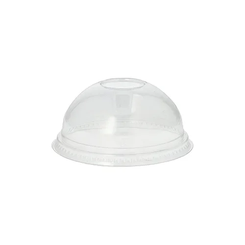 Deksel Hurricane, PET rond Ø 9,5 cm x 4,5 cm glashelder zonder gat