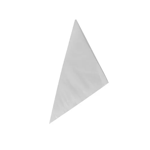 Puntzakken, perkament 19 cm x 19 cm x 27 cm wit inhoud 125 gr