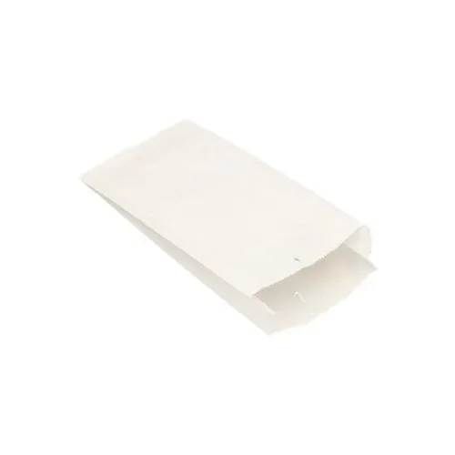 Broodzakken, cellulose, aaneengeregen 21 cm x 10 cm x 5 cm wit inhoud 0,5 kg