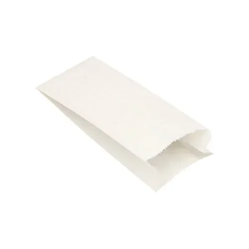 Broodzakken, cellulose, aaneengeregen 24 cm x 11 cm x 6 cm wit inhoud 1 kg