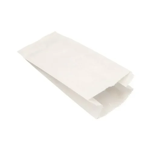 Broodzakken, cellulose, aaneengeregen 28 cm x 13 cm x 7 cm wit inhoud 1,5 kg