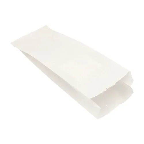Broodzakken, cellulose, aaneengeregen 35 cm x 13 cm x 7 cm wit inhoud 2 kg
