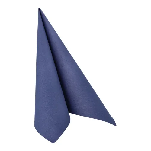 Servetten Royal Collection 1/4 vouw 40 cm x 40 cm donkerblauw