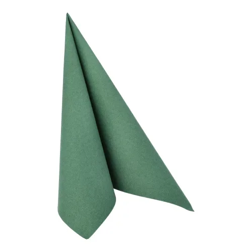 Servetten Royal Collection 1/4 vouw 40 cm x 40 cm donkergroen