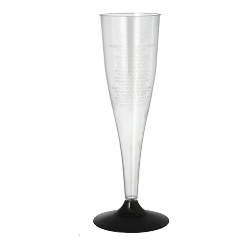 Glazen voor mousserende wijn, PS 0,1 l Ø 5 cm x 17,5 cm glashelder