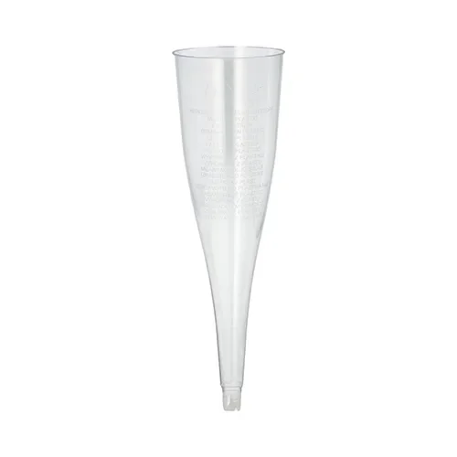 Glazen tops voor champagne (zonder voetjes) 0,1 l Ø 5 cm x 17,5 cm glashelder