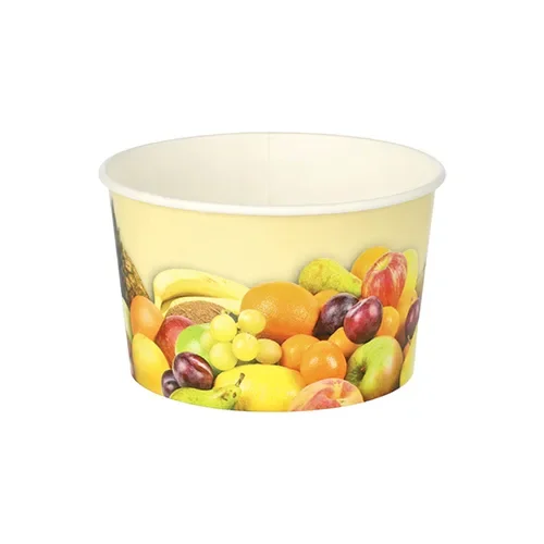 IJsbekers, karton rond 250 ml Ø 10 cm x 6 cm Fruit