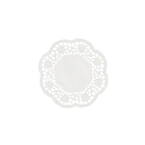 Druppelvangers rond Ø 10 cm wit