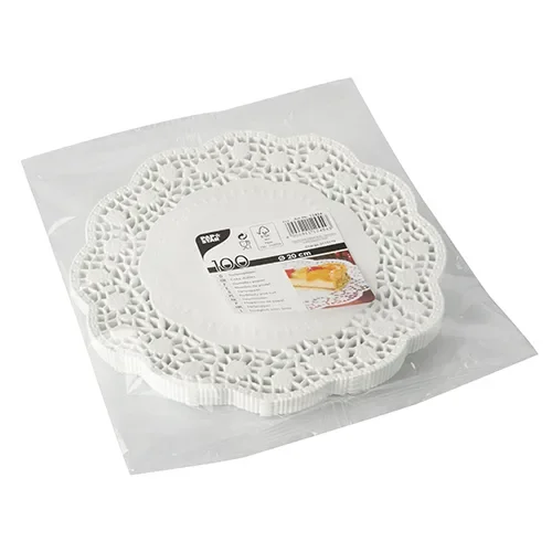 Taartranden rond Ø 20 cm wit