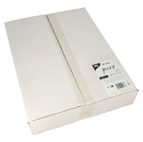 Perkament vervanging, 1/4 boog “pure” 50 cm x 37,5 cm wit à 12,5 kg, vetvrij