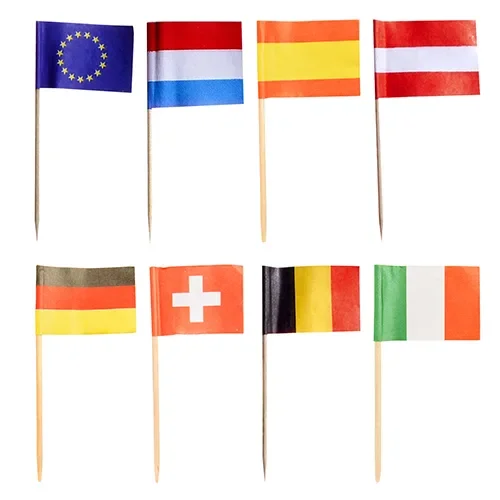 Decoprikkers 8 cm Nations