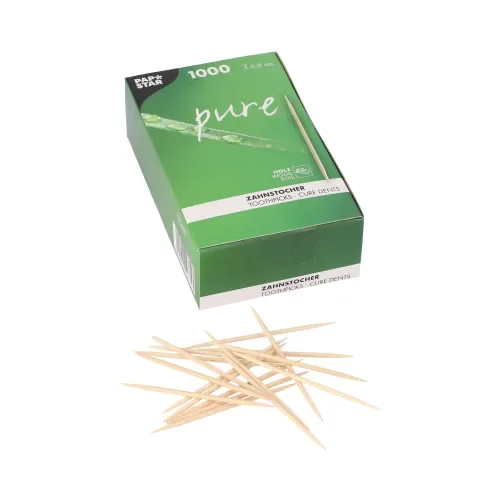 Tandenstokers, hout “pure” rond 6,8 cm