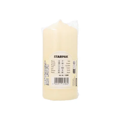 Stompkaars Ø 60 mm x 130 mm creme