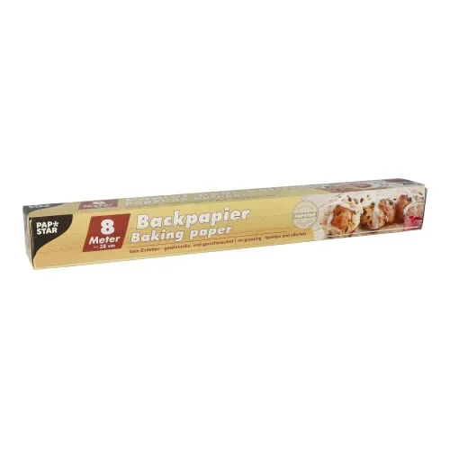 Bakpapier 8 m x 38 cm bruin in dispenser doos