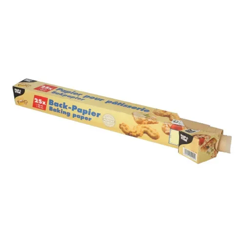 Blad Bakpapier vellen 38 cm x 42 cm bruin in dispenser doos