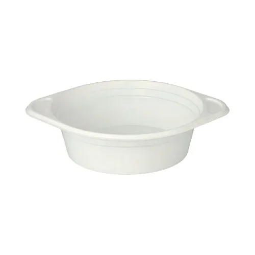 Soepkommen, PP rond 500 ml Ø 15,6 cm x 4,5 cm wit met handvat