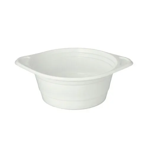 Soepkommen, PP rond 750 ml Ø 15,6 cm x 6,5 cm wit met handvat