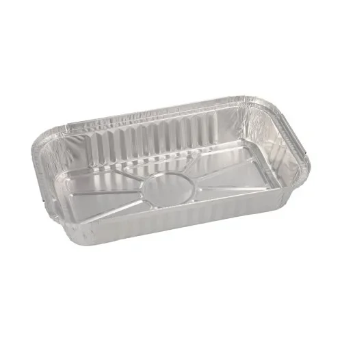 Schalen, alu hoekig 0,65 l 3,4 cm x 13 cm x 22 cm