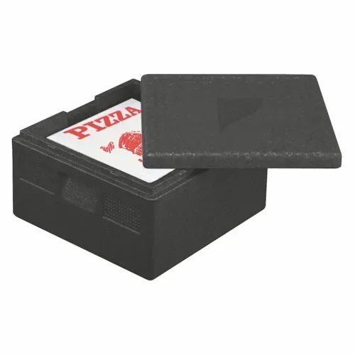 Transportboxen, Epp 41 cm x 41 cm x 24 cm zwart Pizza