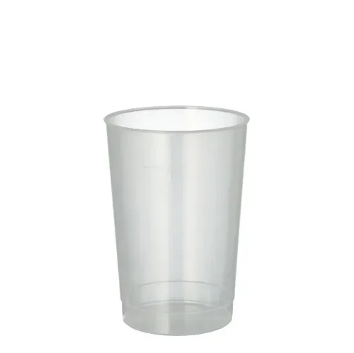 Drinkbekers, herbruikbaar PP 0,2 l Ø 6,8 cm x 9,8 cm transparant onbreekbaar