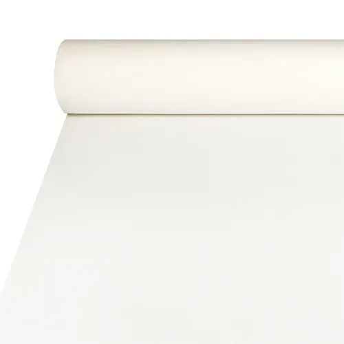 Tafelkleed, Airlaid 20 m x 1,2 m wit