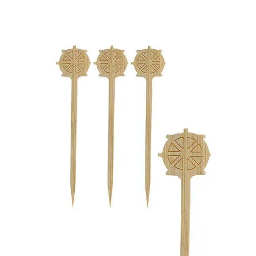 Fingerfood prikkers 9 cm Stearing wheel
