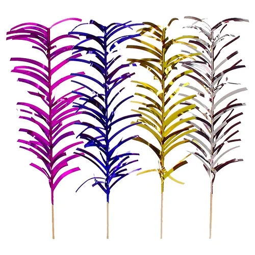 Decoprikkers 20 cm assorti kleuren Palm Leaf