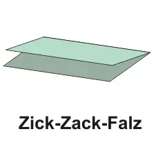 Blad Handdoekjes V-vouw 23 cm x 25 cm groen Zigzag, 1-laags