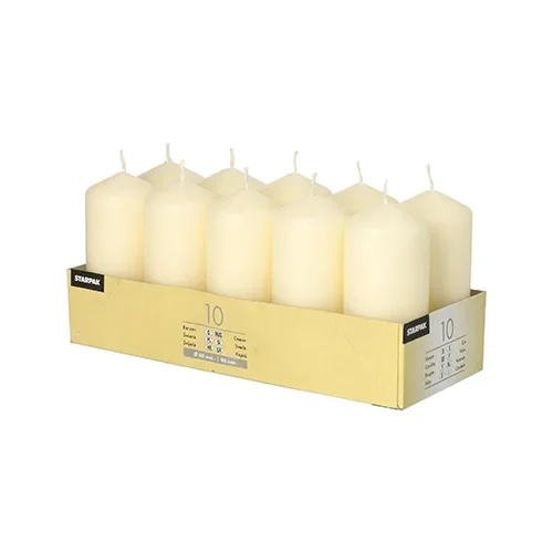 Stompkaarsen Ø 40 mm x 90 mm creme
