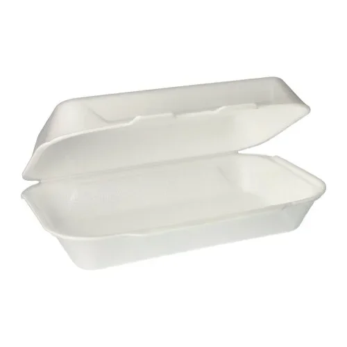 Menuboxen met deksel, Xps 1800 ml 7,5 cm x 24 cm x 13,3 cm wit