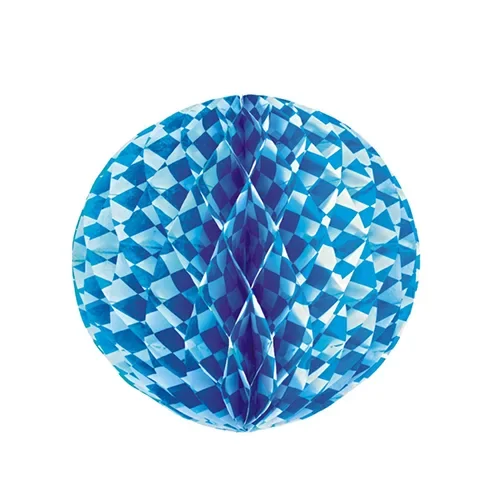 Decoratie bal Ø 30 cm “Beiers blauw” brandvertagend